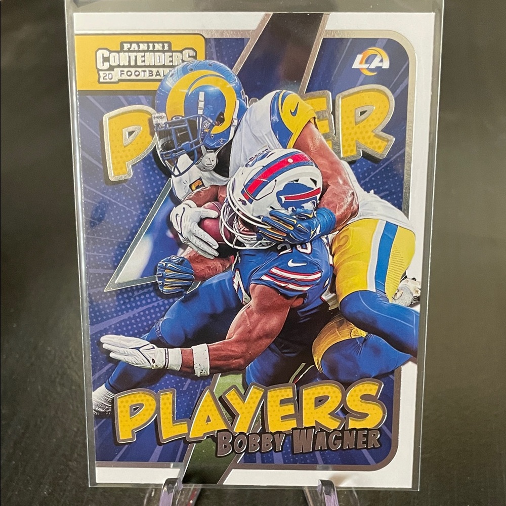 Panini Contenders BOBBY WAGNER POWER Players Card - Blue and Yellow